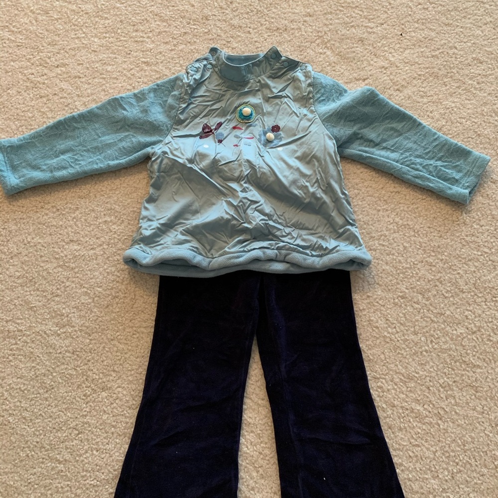 Catimini top&pant(4y)